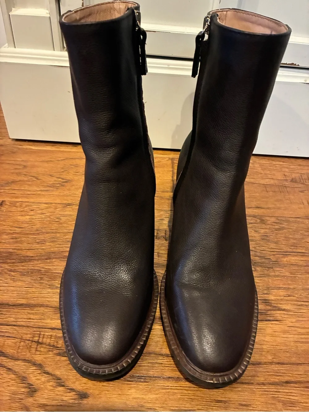 J.Jill Brown Leather Ankle Boots - size 7